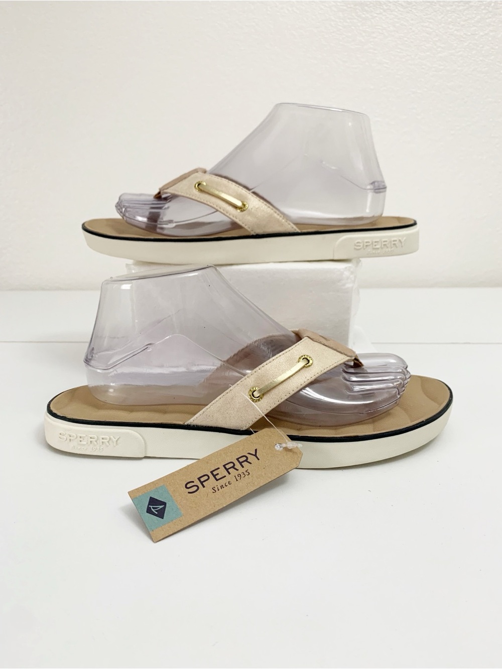 Sperry Women's Seafish Flip Flop Sandals ~ 9 - Picture 4 of 8
